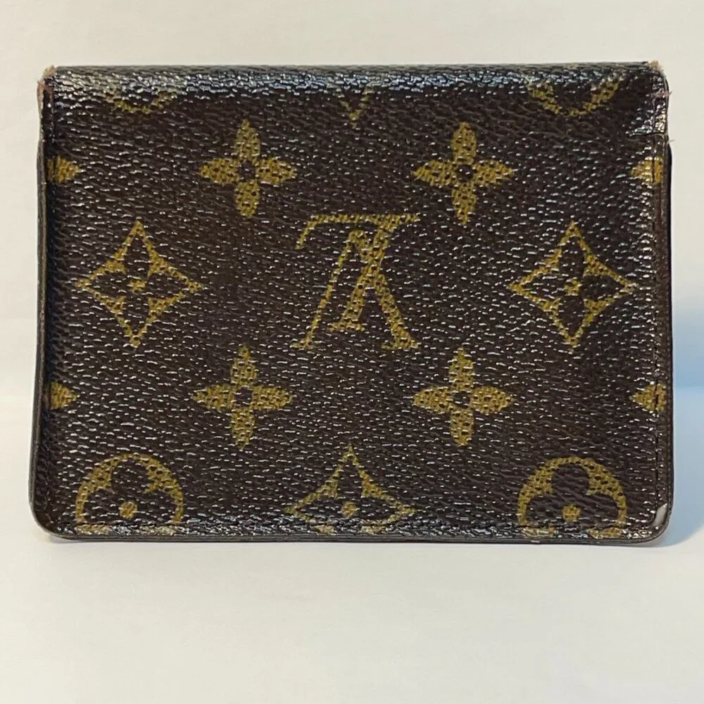 Louis Vuitton Porte 2 Cartes Monogram Canvas Slim ID Wallet - Preowned